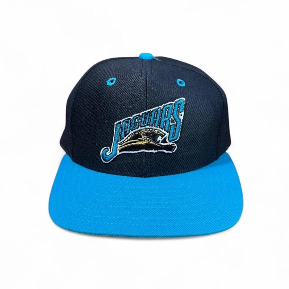 Vintage 90s universal jacksonville jaguars banned logo wool snapback hat